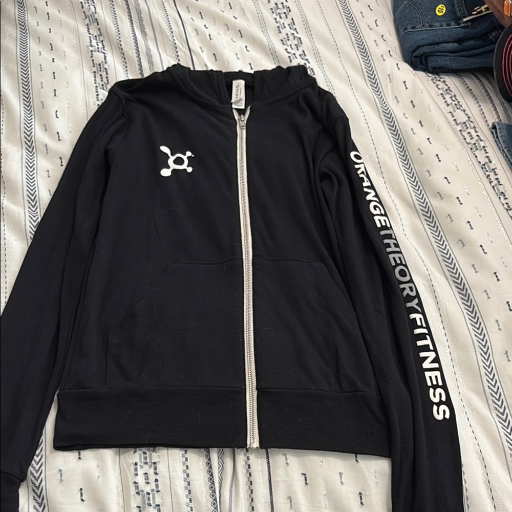 Orangetheory Black Zip-Up Jacket